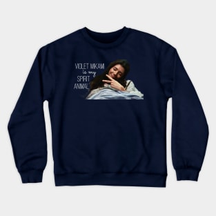 Violet is my Spirit Animal Crewneck Sweatshirt